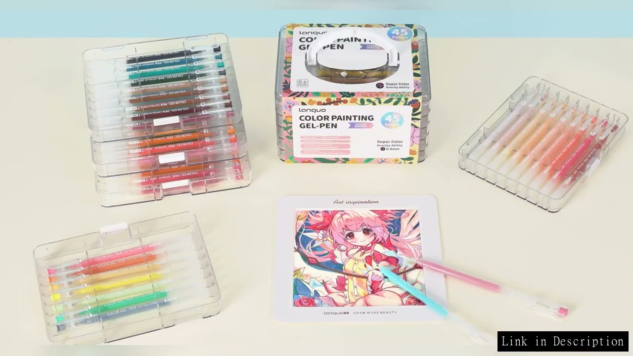 45/72/99 Color Multicolor Gel Pen Colored Painting Gel Ink Pen 0.6MM DIY Graffiti Pen Drawing Pen Ar