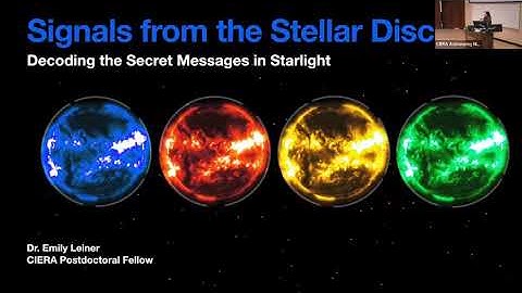 Signals from the Stellar Disco: Decoding the Secret Messages in Starlight | Dr. Emily Leiner | ANO