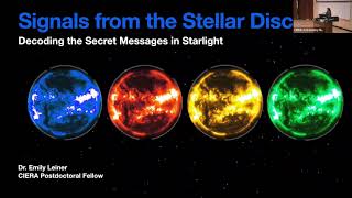 Signals from the Stellar Disco: Decoding the Secret Messages in Starlight | Dr. Emily Leiner | ANO