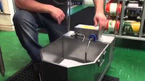 How to set up a fryer filter machine