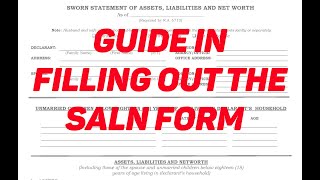 Guide to Filling Out the Statement of Assets, Liabilities, and Net Worth (SALN) Form (R.A. 6713)
