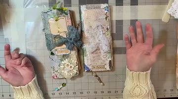 Altered File Folder, Decoupaged Travelers Junk Journals Inspired By Natasha & Upcoming Tutorials!