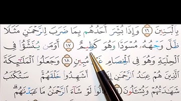 برنامج إعراب القرآن الكريم سورة الزخرف آية ( 17+18)