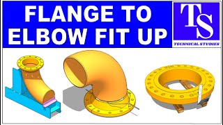 FLANGE TO ELBOW FIT UP DIFFERENT METHODS. TUTORIAL Pipe fit up tutorials