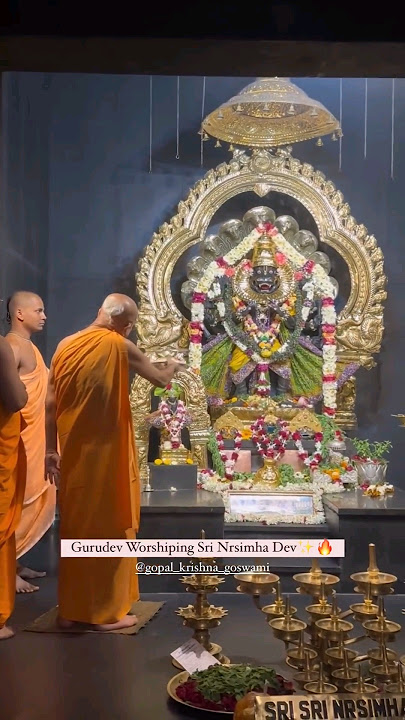 ❤ अंतिम नृसिंह आरती😢HH Gopal Krishna Goswami महाराज😭  #narsinghbhagwan #iskcon  #gopalkrishnagoswami