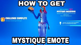 MYSTIQUE AWAKENING CHALLENGES | HOW TO GET SHAPESHIFTER EMOTE | FORTNITE |