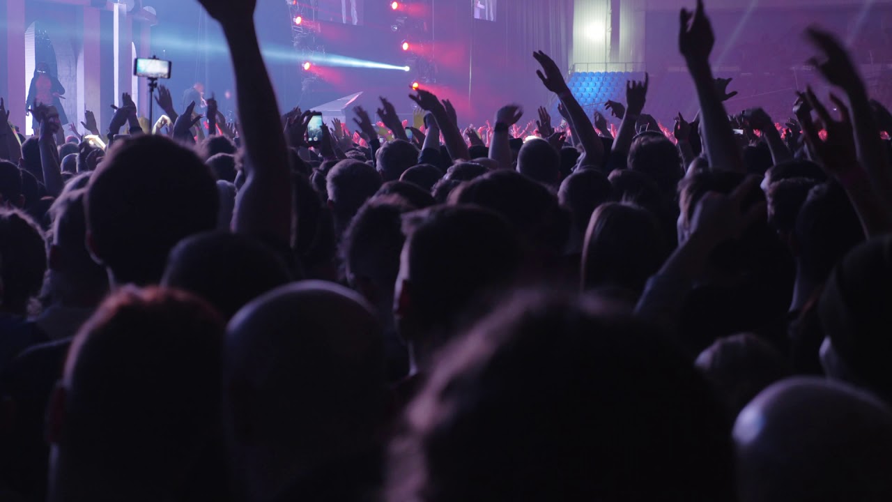 dancing crowd festival footage YouTube