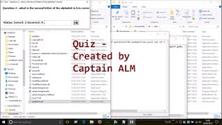Captain ALM - Quiz (the smallbasic version)