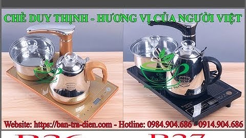Hướng dẫn lắp đặt và sử dụng bếp đun trà tự động B26
