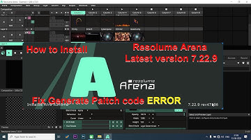 Reaolume Arena Latest Version 7. 22 .9 instalation and paitch code error Fix