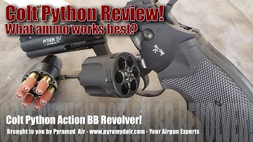 Colt Python .357 Replica Review! - CO2 BB Revolver from Umarex USA Available at PyramydAir.com