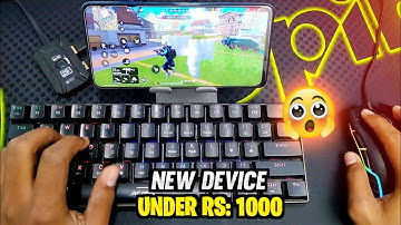Ultra Budget Device Under RS: 1000 😱| play free fire with keyboard and mouse on mobile || free fire