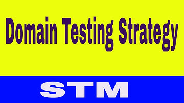 Domain Testing Strategy | Domain Testing | Software Testing Methodologies || STM