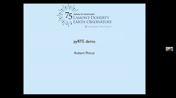pyRTE: A Python interface to a full-featured climate model radiation code