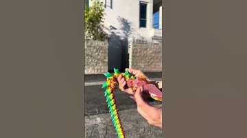 3D Printed Crystal Dragon