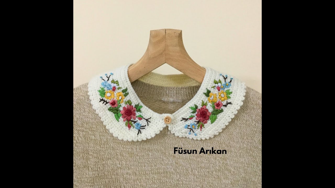 Как вышить ручную вышивку по вязанию? Как использовать водорастворимый флизелин при вышивании.