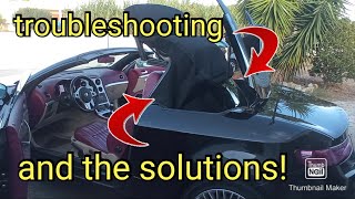 Alfa Romeo Spider 939 electric top repair. Common problems and solutions screenshot 2