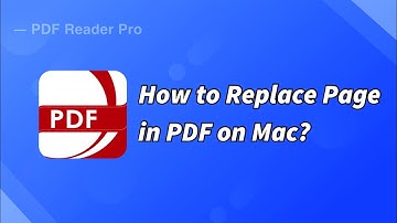 How to Replace Page in PDF on Mac?