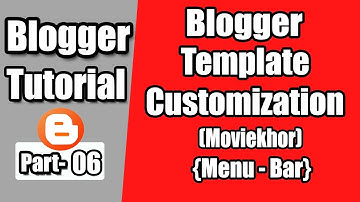 Blogger Template customization bangla tutorial | Blogger tutorial part-6 | Shahariar joy