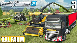 I STARTED THE FIRST SILAGE PRODUCTION | The XXL FARM  Timelapse #3 | Farming Simulator 22