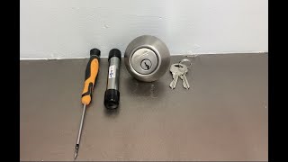 [1] How to Disassemble a Defiant Deadbolt to Rekey