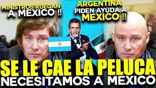 SE LE CAE LA PELUCA !!MILEI PIDE AYUDA A MEXICO !! QUIEREN EXPORTAR A MEXICO ! MEXICO ES PODEROSO