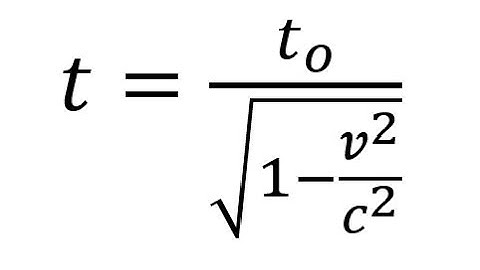 Time Dilation formula derivation (Special Relativity)