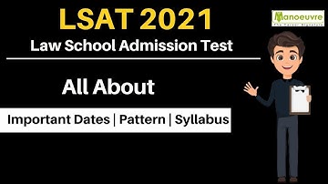 LSAT 2021 ( Law School Admission Test) : All About - Important Dates | Pattern | Syllabus | Prep..