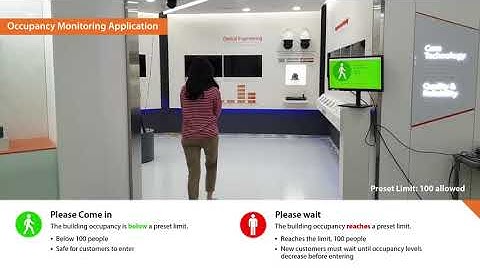 Wisenet Occupancy Monitoring Application Demonstratiion
