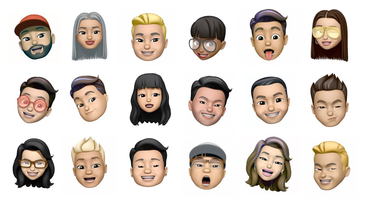 Делать разные персонажи. Стикеры Memoji iphone. Стикеры с лицом человека. ЭМОДЖИ лица людей. Мультяшное лицо.