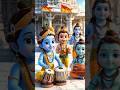 Jai Shri Ram 🙏 Baby Gods Playing Dholak &amp; Dancing | Cute AI Animation🦚 नन्हे कृष्ण जी का तबला डांस,