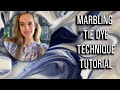 MARBLE TIE DYE TECHNIQUE FOR BEGINNERS