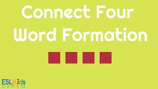 ESL Game: Connect Four Word Formation screenshot 2