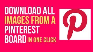 Download all pin from a board or Pinterest account || Download Pinterest Board || Pinterest Tricks screenshot 1