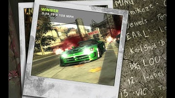 Need for Speed Most Wanted BLACKLIST NO 02 defeated