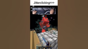 Jitterclicking #minecraft #pvp #hypixel #bedwars #shorts
