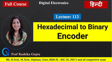 #113  Hexadecimal  to Binary Encoder (It