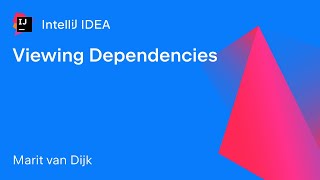 IntelliJ IDEA: Viewing Dependencies