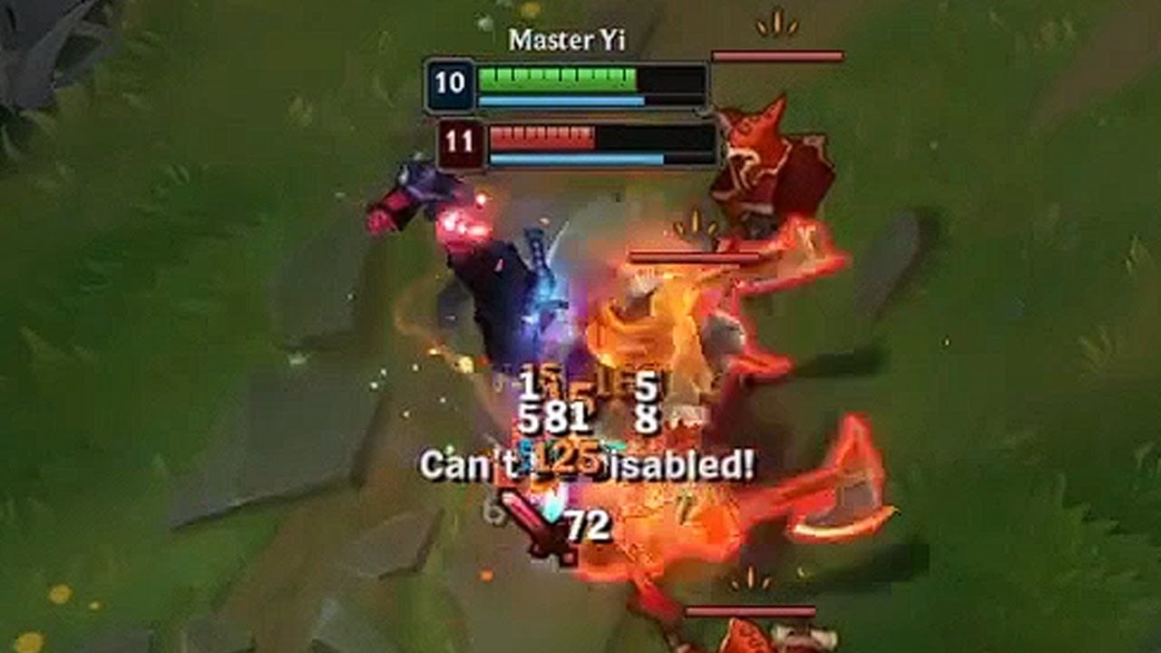 MASTER YI vs REWORKED OLAF