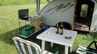 Построил себе дом на колесах, дом на колесах 5*, прицеп капля (teardrop travel camper) Построил себе дом на колесах, дом на колесах 5*, прицеп капля (teardrop travel camper)