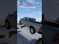 Which pickup truck jumps from a broken bridge, and what would be the survival chance? #beamngcrash