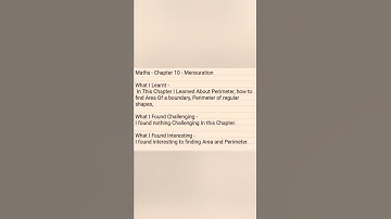 Class 6 Maths Chapter 10 Mensuration Learner