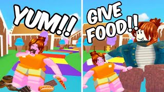 this roblox CHUB took all my food in a game about eating (im sad now)