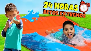 HICIMOS un PARQUE ACUATICO EXTREMO en NUESTRA CASA | Family Juega