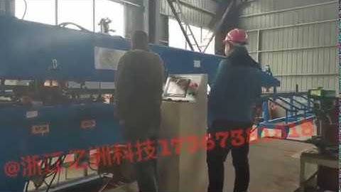 Automatic lattice girder welding line