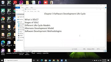 System Development Life Cycle Part 1 SDC B.C.A 3rd year Course based on RU Syllabus.