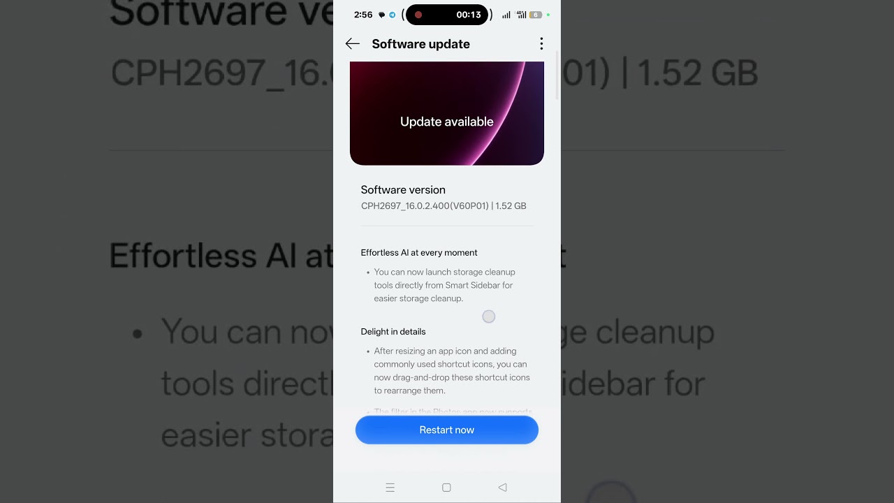 color os 16 new update