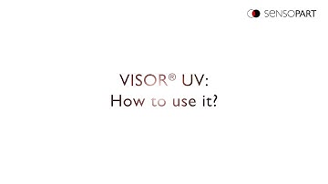 VISOR® UV - How to use it