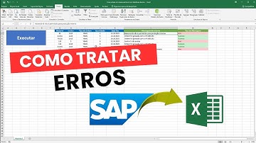 Tratamento de erros | SAP GUI Scripting + Excel VBA | Como tratar mensagens na integração SAP