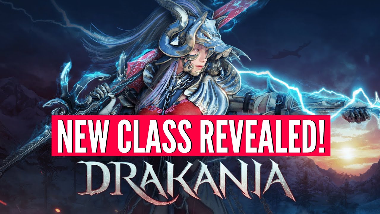 Black Desert Online NEW CLASS DRAKANIA Gameplay Combat and Story